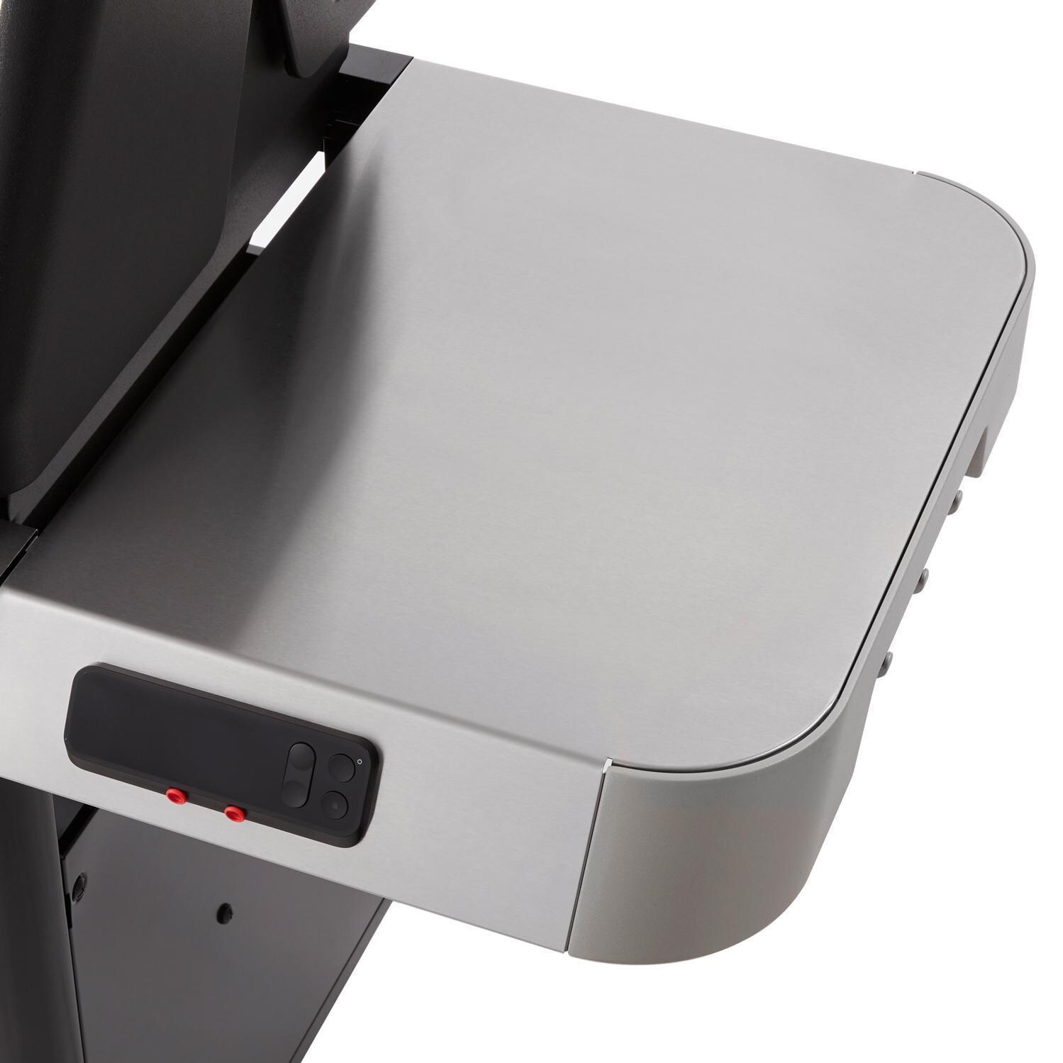 Weber GENESIS 37610001 EX-335 Natural Gas Smart Grill with Sear Burner & Side Burner - Black - Side Shelf - Detail thumbnail