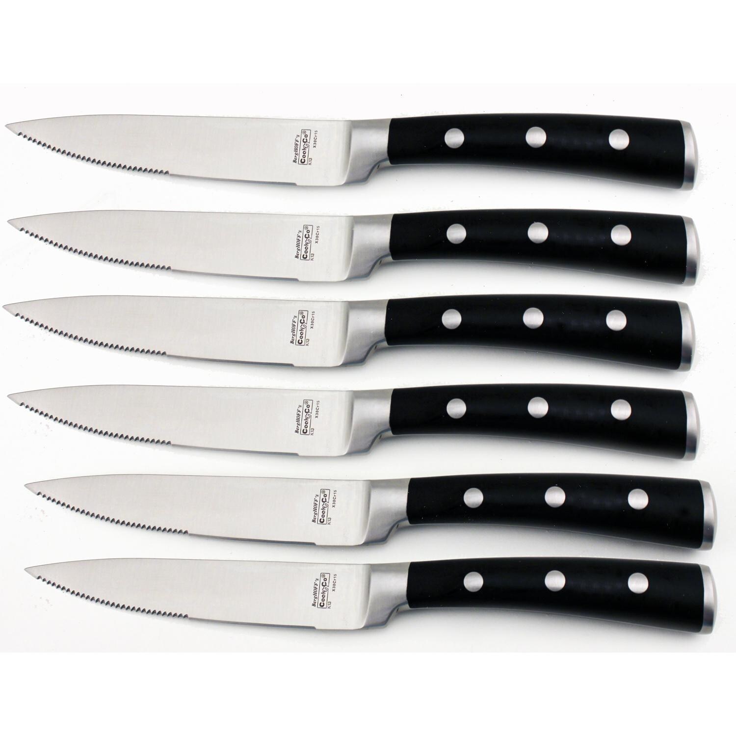 BergHOFF 2202015 Classico 6-Piece Stainless Steel Steak Knife Set thumbnail