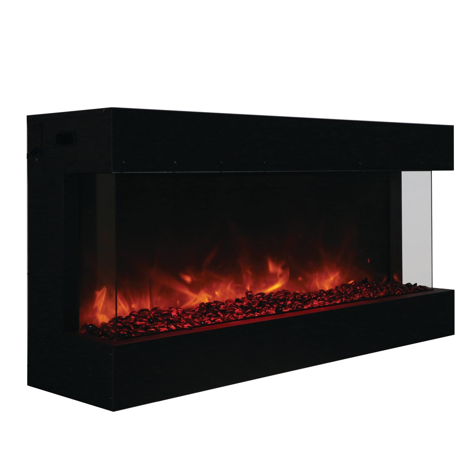Amantii 50-inch Tru View Built-In Three Sided Electric Fireplace - Orange thumbnail