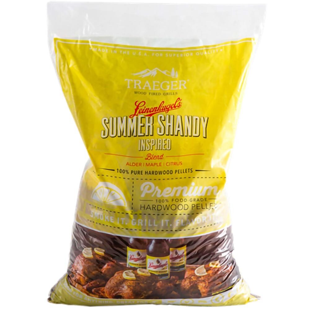 Traeger 20 Lb. Natural Hardwood Pellets - Leinenkugels Summer Shandy