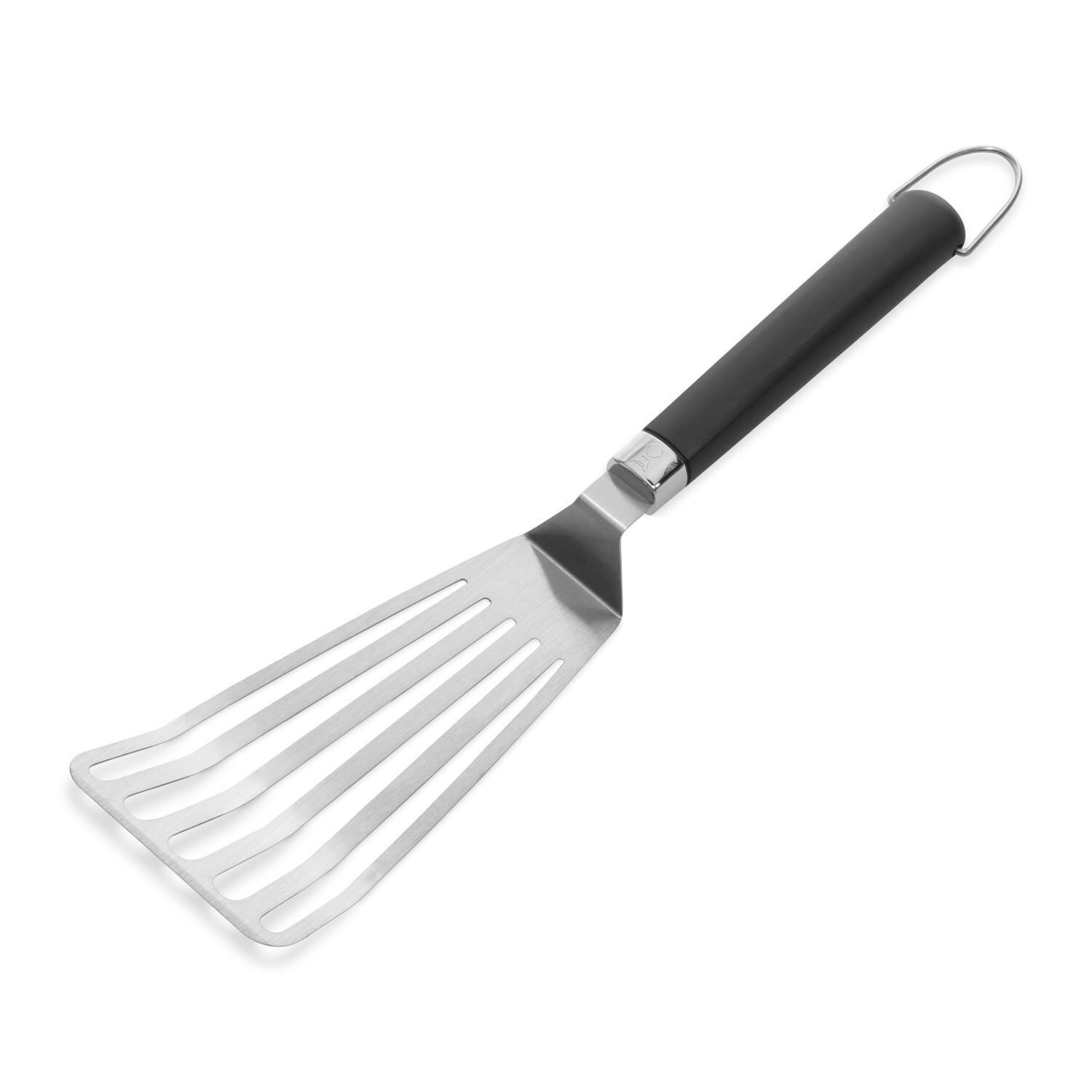 Weber 6780 Stainless Steel Flexible Griddle Spatula - Angled Left thumbnail