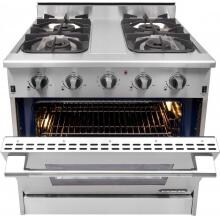 NXR Professional 30-Inch 4-Burner Natural Gas Range - DRGB3001 image