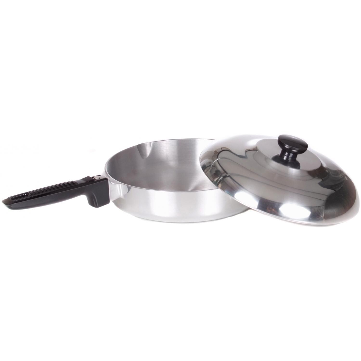 Cajun Cookware 10-Inch Aluminum Skillet - Side View thumbnail