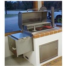 Texas Barbecues 500 Stainless Brick-In Barbecue Pit/Smoker image
