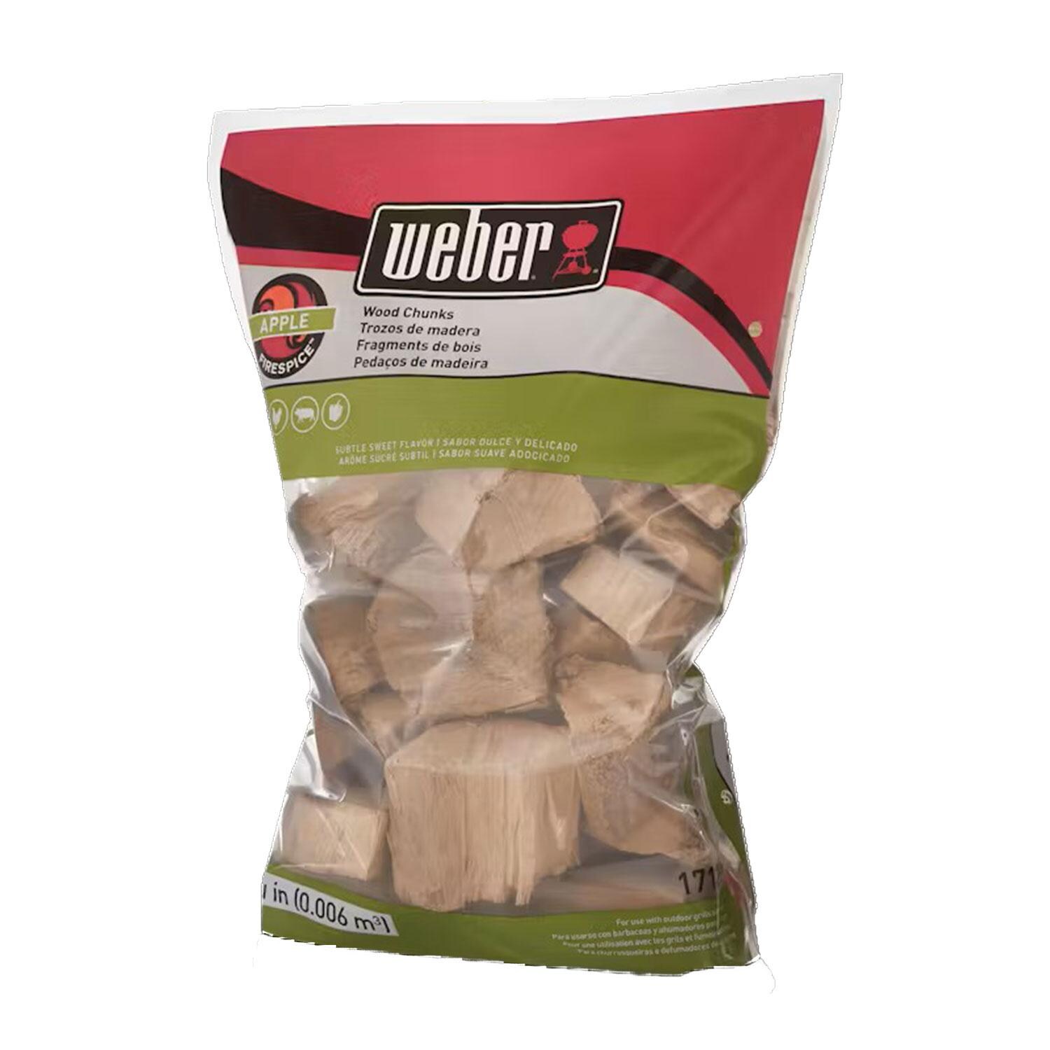 Weber 17139 Apple Burning Wood Chunks - Packaging - White Background thumbnail