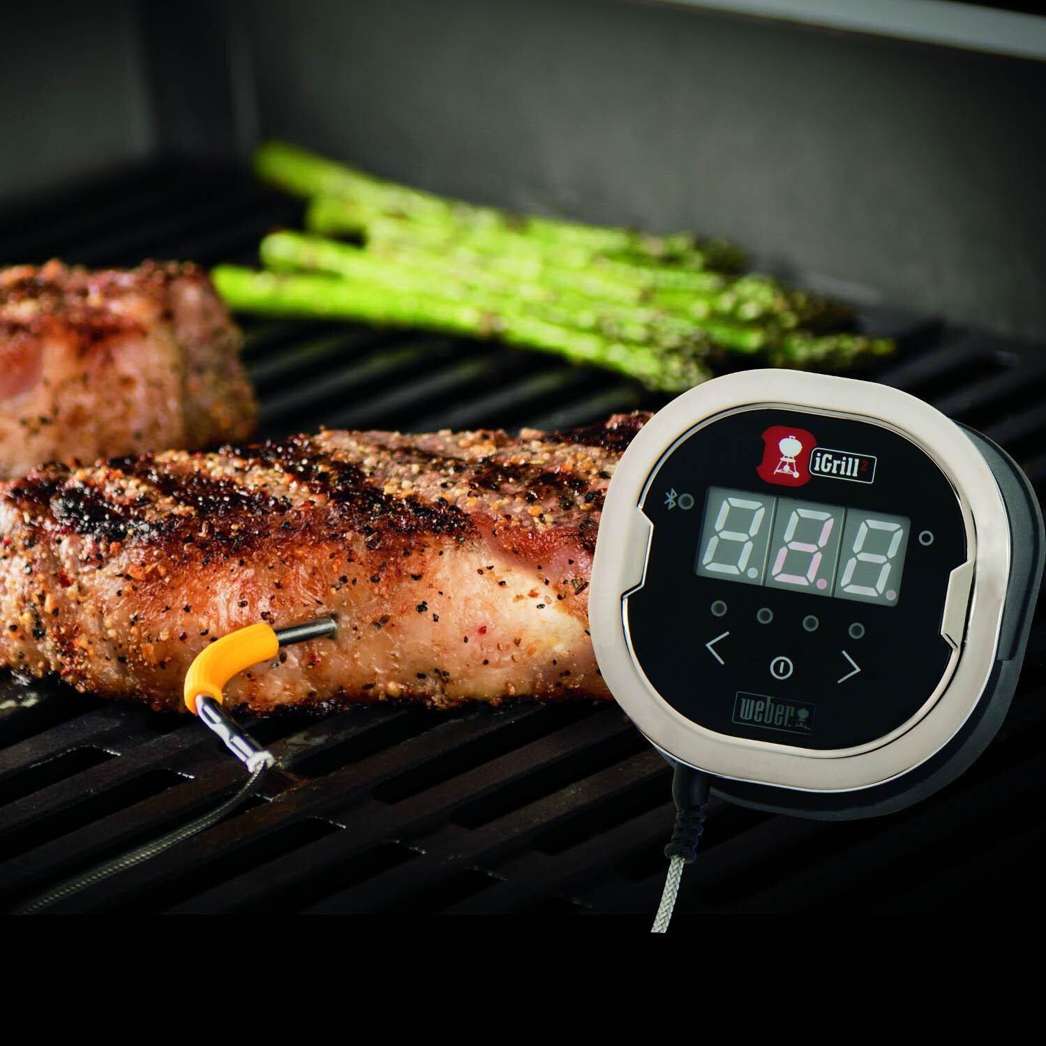 Weber 7203 iGrill 2 Wireless Bluetooth Grill Thermometer - Close-Up thumbnail