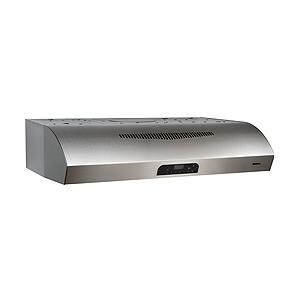 Broan 42-Inch 450 CFM Under Cabinet Range Hood - Stainless Steel - QP342SS