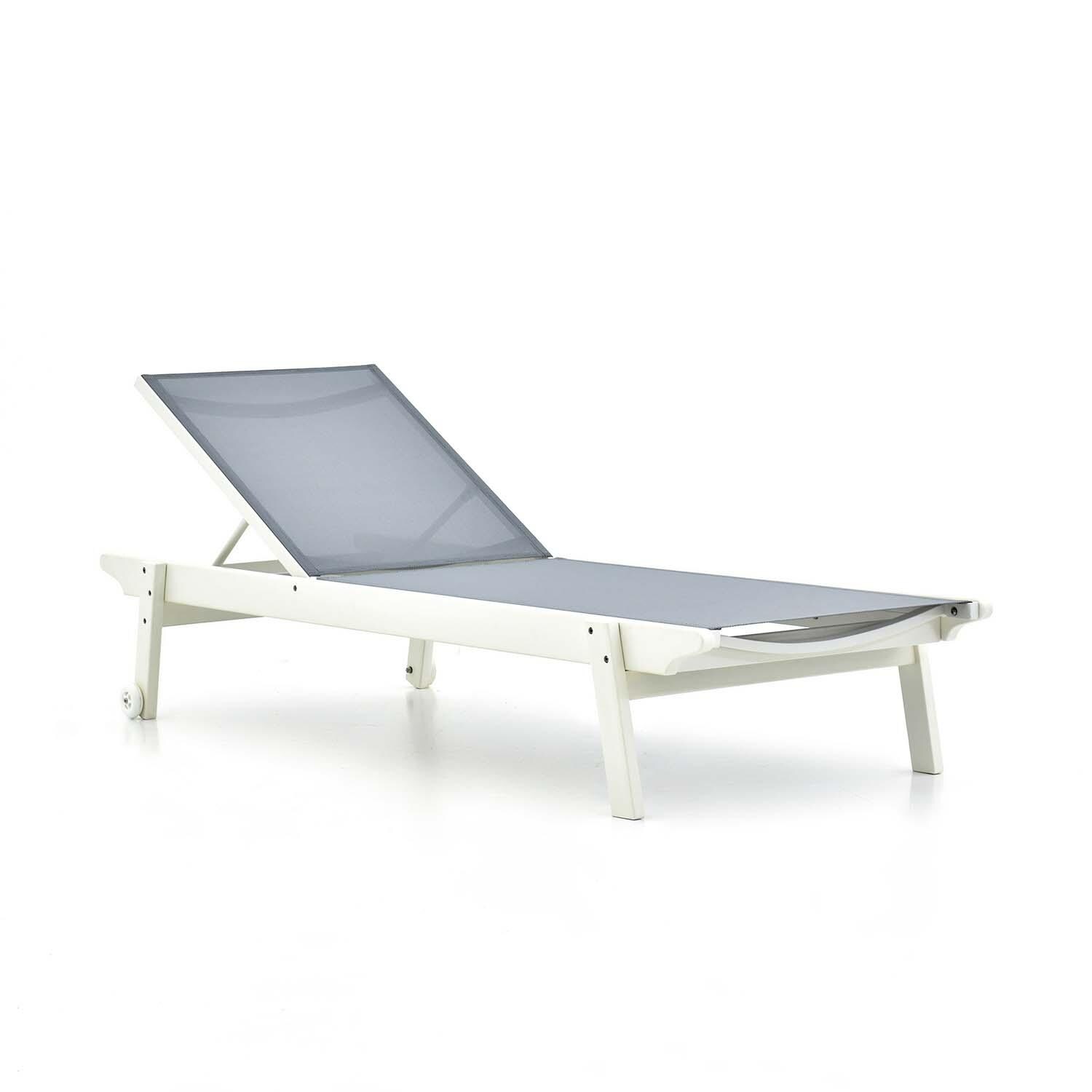 Sandview Polyresin Chaise Lounge By Ultimate Patio - White Background thumbnail