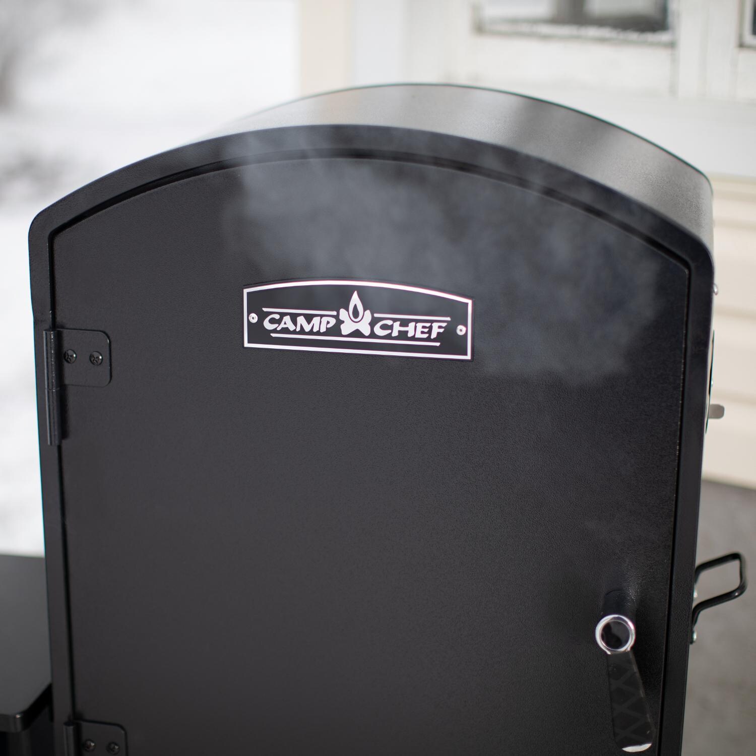 Camp Chef XXL WiFi Vertical Pellet Smoker - In Use thumbnail