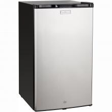 Fire Magic 20-Inch 4.0 Cu. Ft. Compact Refrigerator - Stainless Steel Door / Black Cabinet - 3598 image