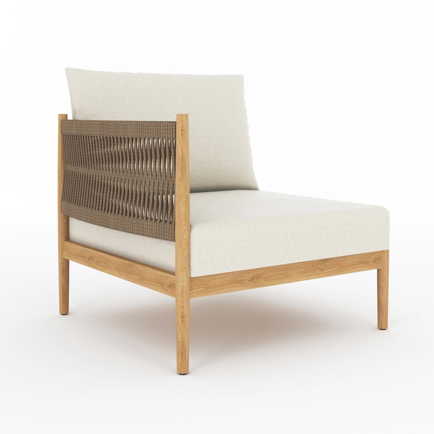 San Lucas Teak Sectional Arm Chair by Royal Teak Collection
