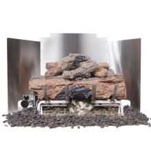 Peterson Real Fyre 24-Inch 3-Fold Contemporary Stainless Steel Fireback image