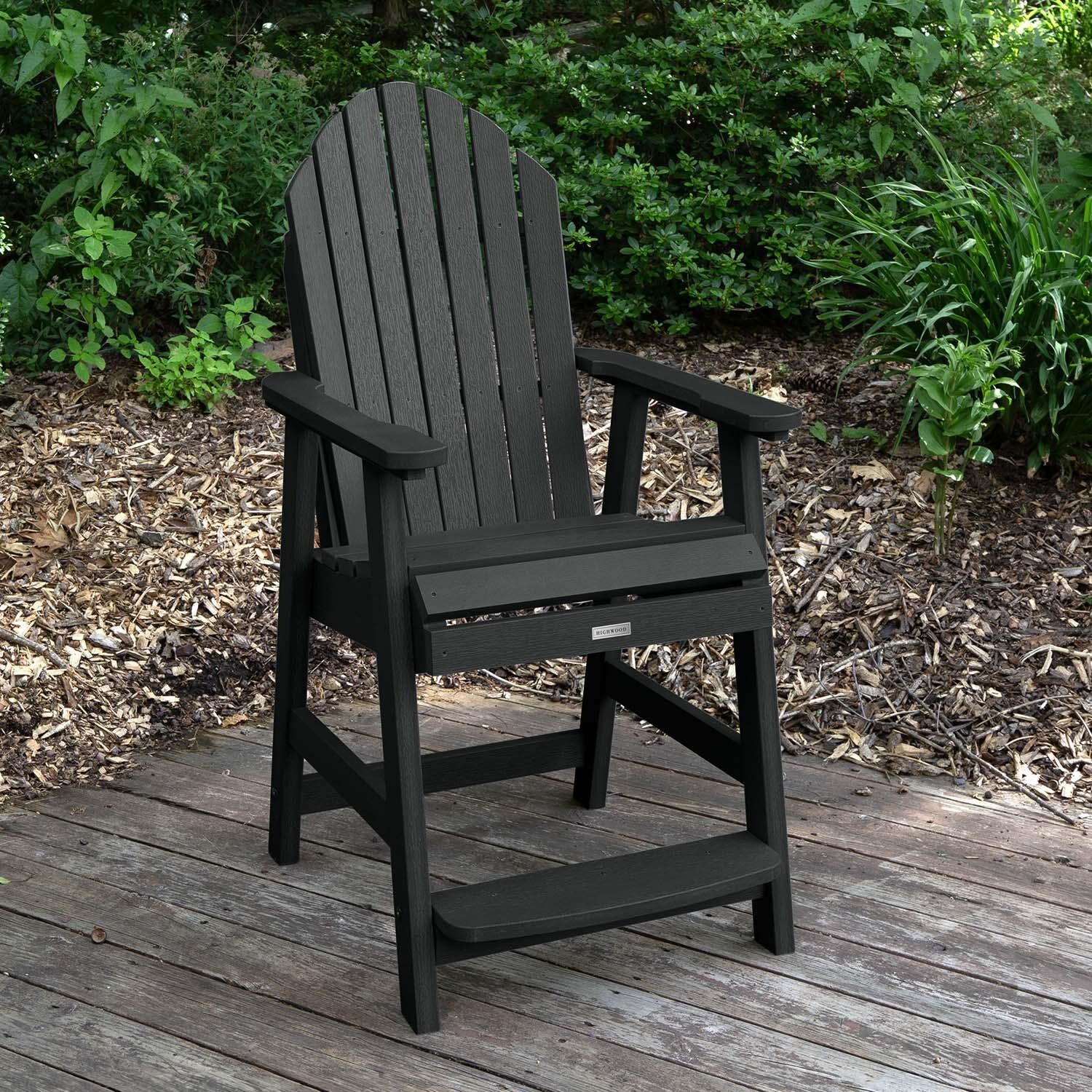 Lakeview Dream Bay Counter Deck Chair - Black