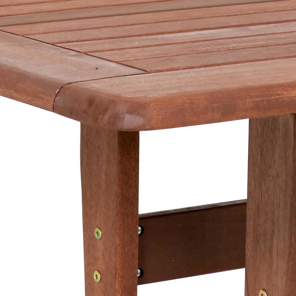 Ultimate Patio 6-Foot Meranti Wood Outdoor Dining Table - Detail thumbnail