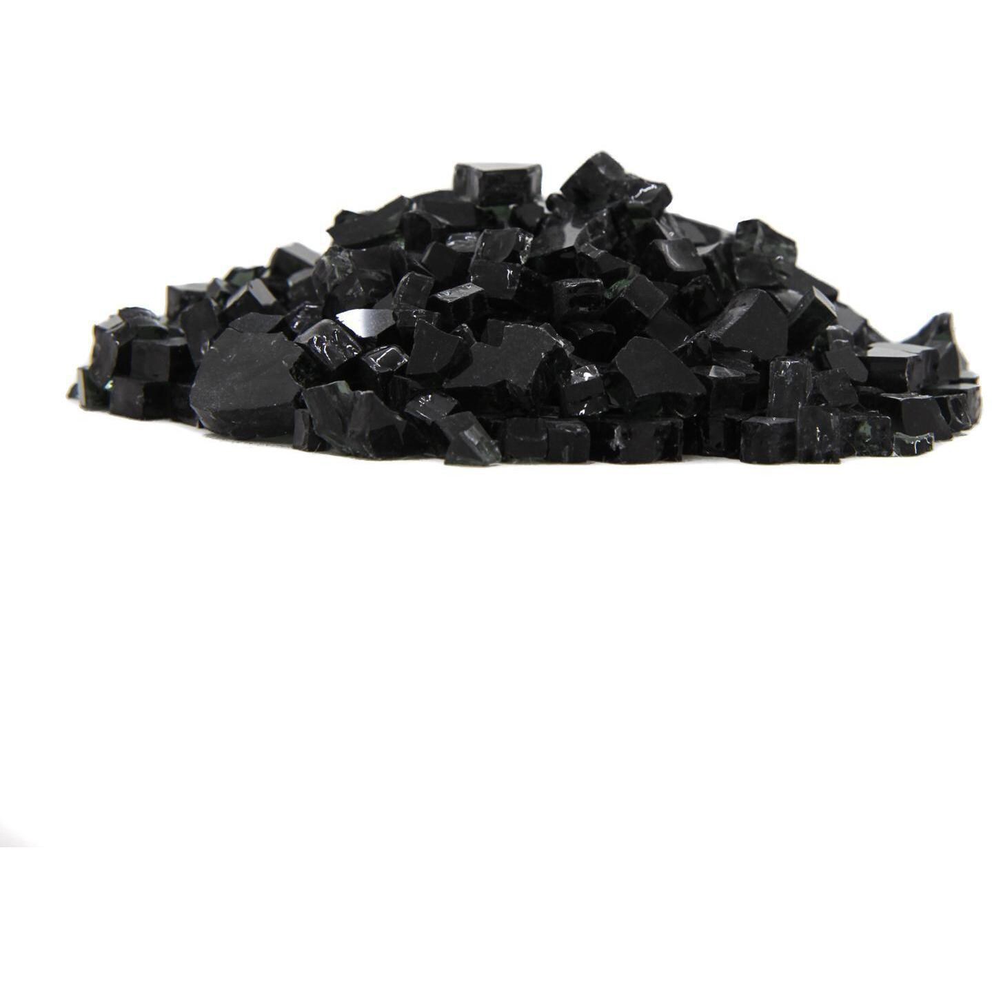 BBQGuys Signature Series 1/4-Inch Onyx Black Non-Reflective Fire Glass - 1 Pound thumbnail