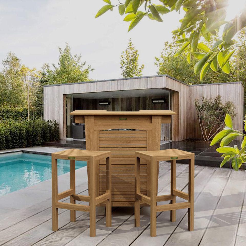 Pecan Bay 4 Pc Teak Bar Set by Lakeview Outdoor Designs