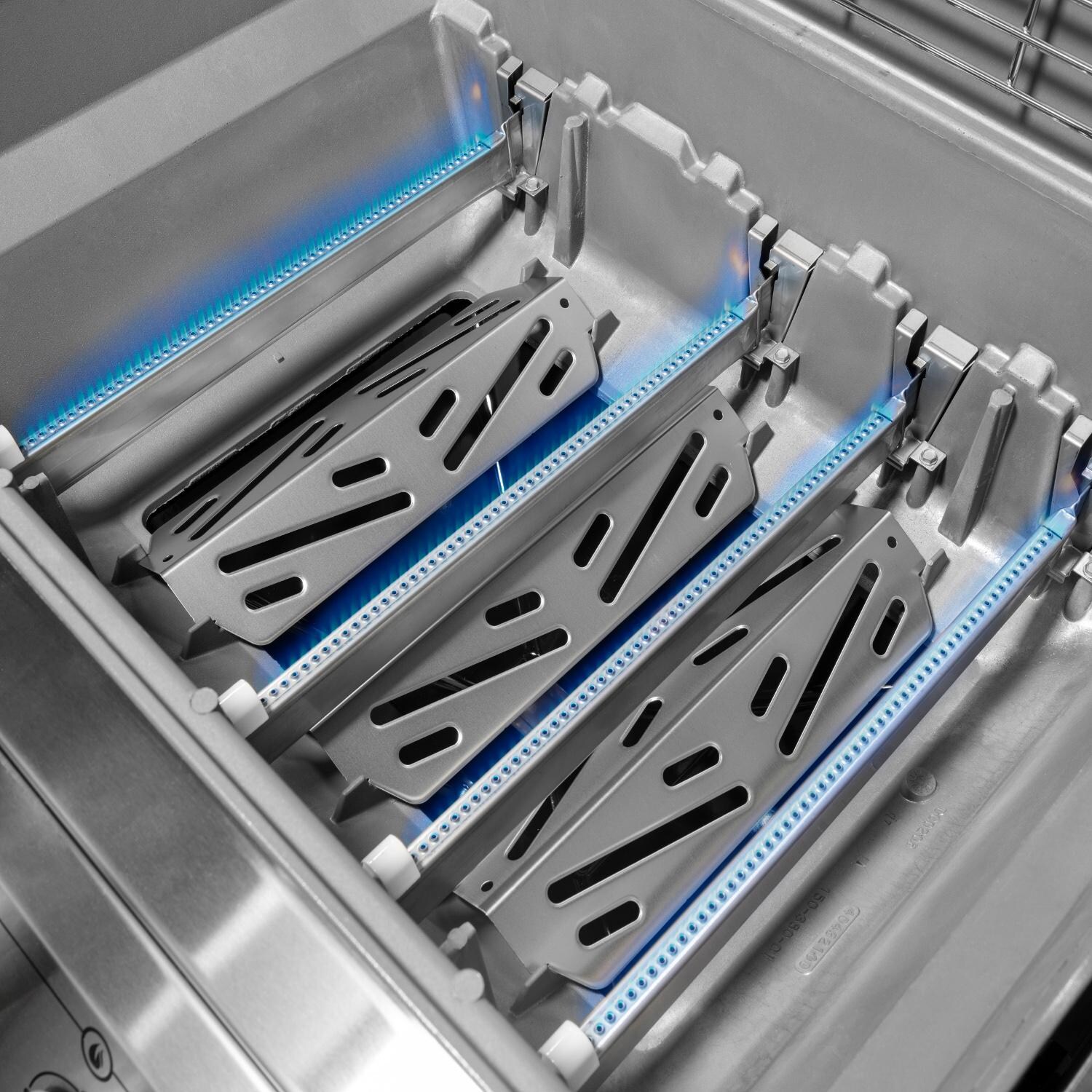 Weber Genesis II 61032201 SE-330 Special Edition Propane Gas Grill - Crimson (2019) - Stainless Steel Burners And Sear Station Burner thumbnail