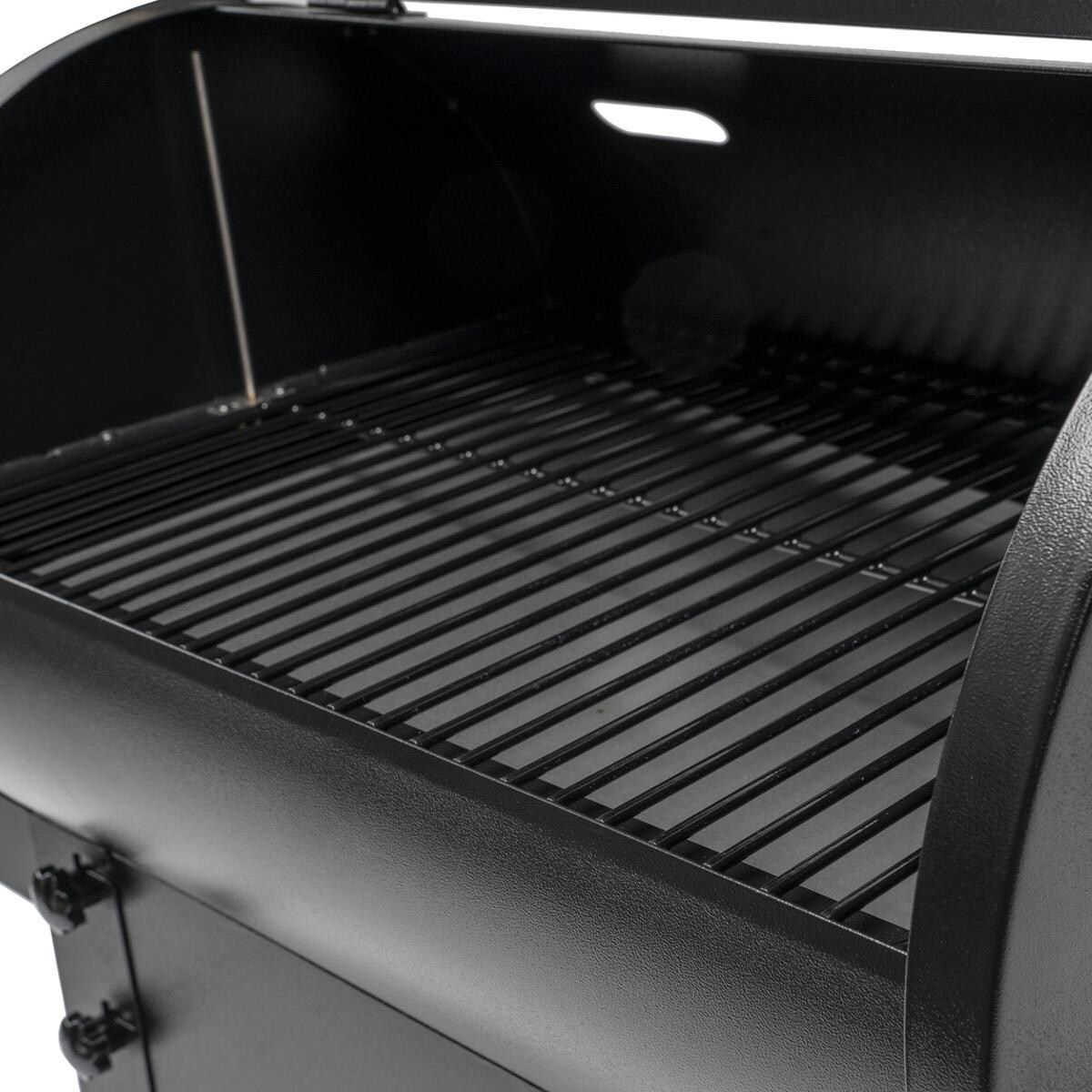 Traeger Tailgater 20 Portable Wood Pellet Grill - Black 5 Pc Bundle - Angled Grill Grate - Detail thumbnail