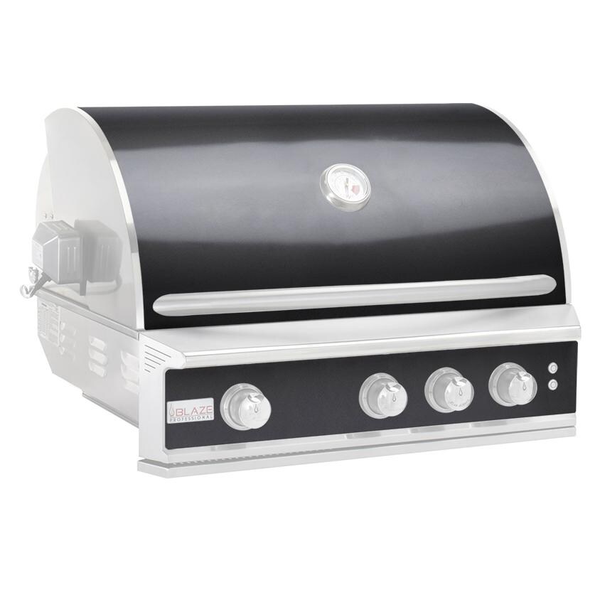Blaze BLZ-3PROSK-BLK 3 Burner Professional LUX Grill Skin & Control Panel Cover - Black thumbnail