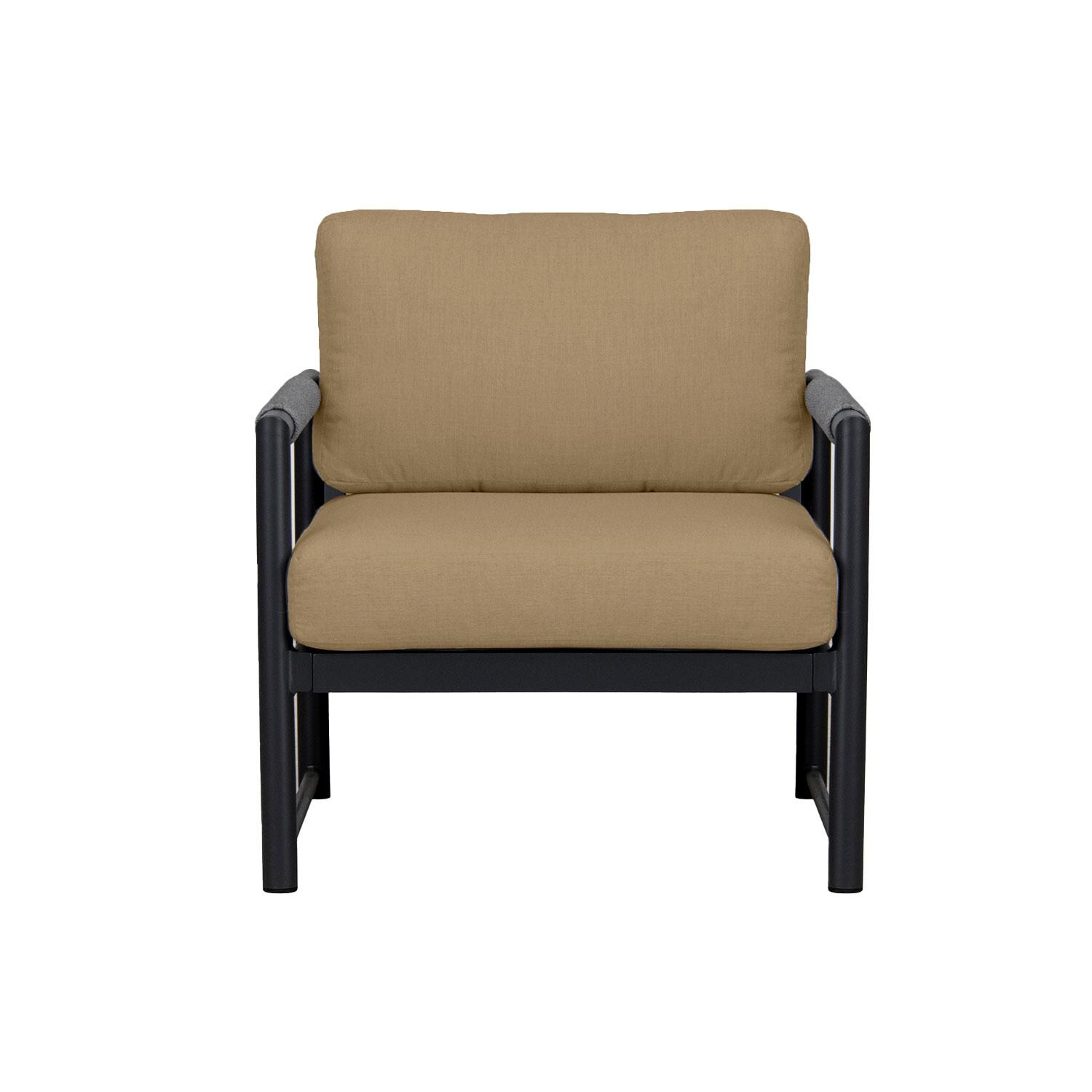 Lakeview AVEBAY-BK-CO-SET141-HB Avenue Bay Black/Carbon 3 Pc Sofa Club Chair - Heather Beige - Club Chair - White Background thumbnail