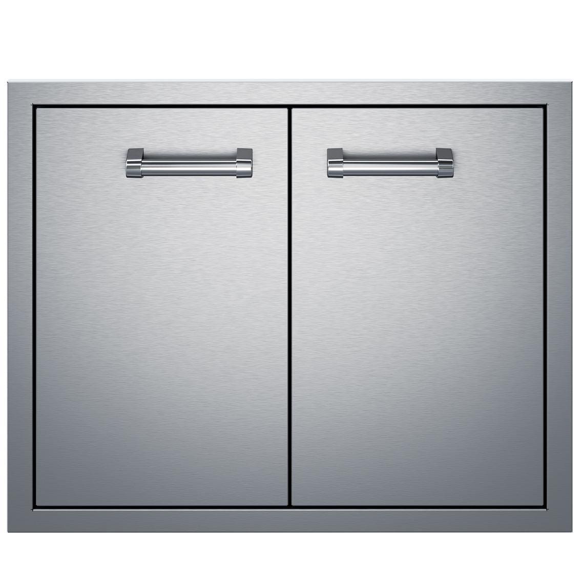 Delta Heat DHAD26-C 26-in Stainless Steel Double Access Doors - White Background thumbnail