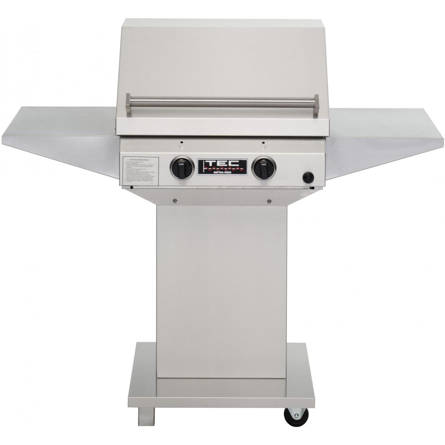 TEC Sterling II FR 26-Inch Propane Gas Infrared Grill On Pedestal - With Optional Side Shelves thumbnail