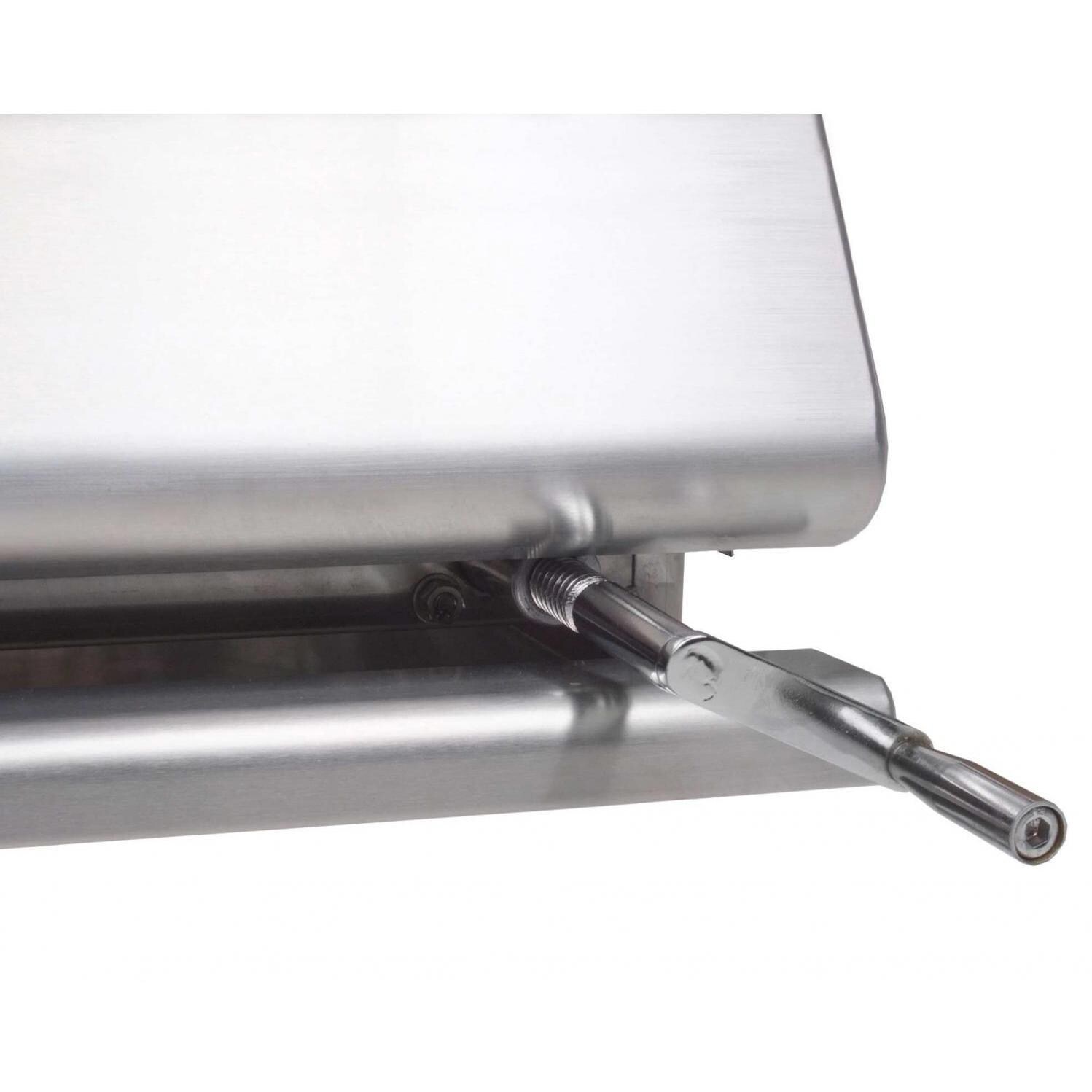 Cal Flame G-Charcoal Built-In Charcoal Grill - Back View thumbnail