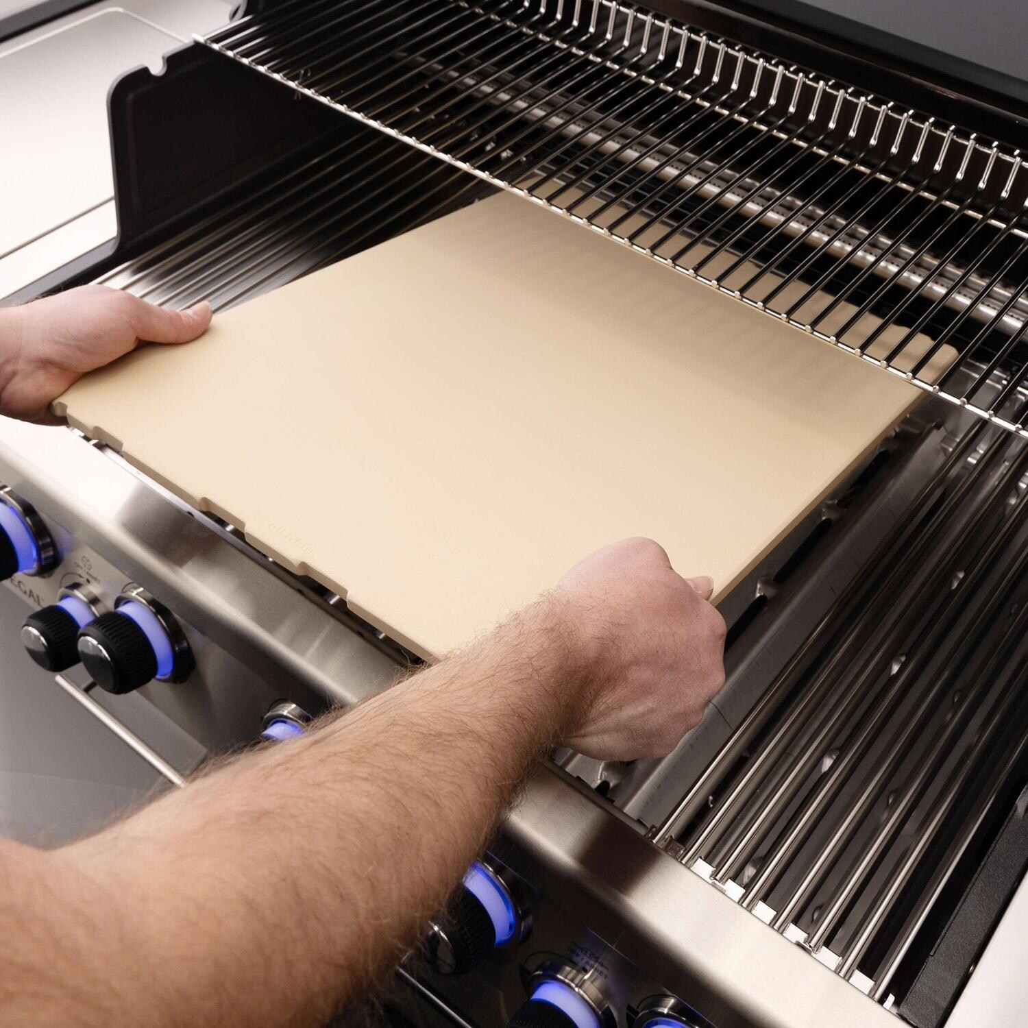 Broil King Imperial/ Regal Pizza Stone - 69839 - Installing - Lifestyle thumbnail