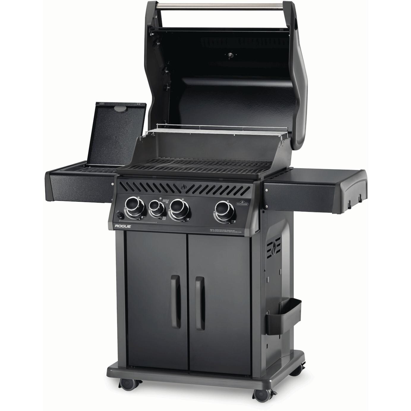 Napoleon Rogue 425 Propane Gas Grill with Infrared Side Burner (2019) - Side View thumbnail
