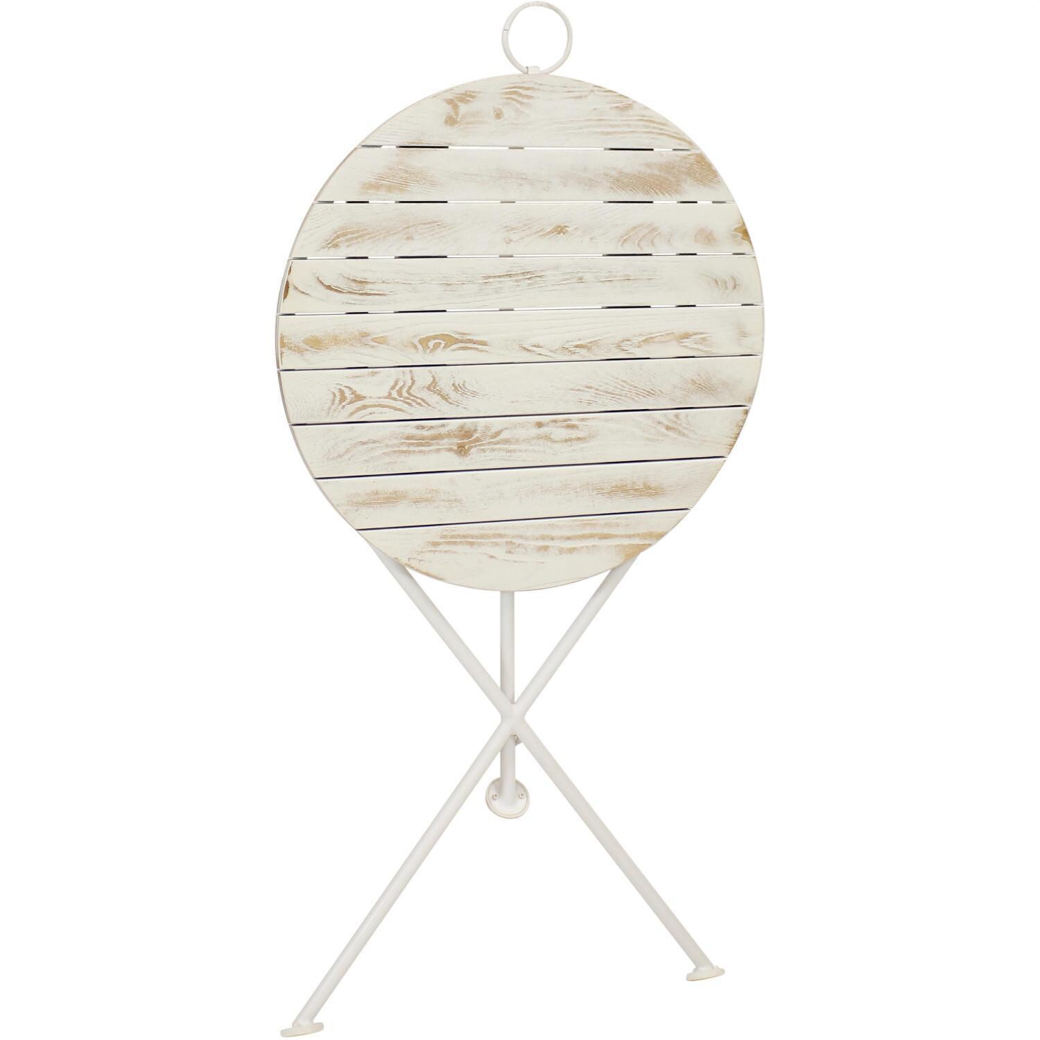 Ultimate Patio 3-Piece Chestnut Bistro Set - Table Folded For Compact Storage thumbnail