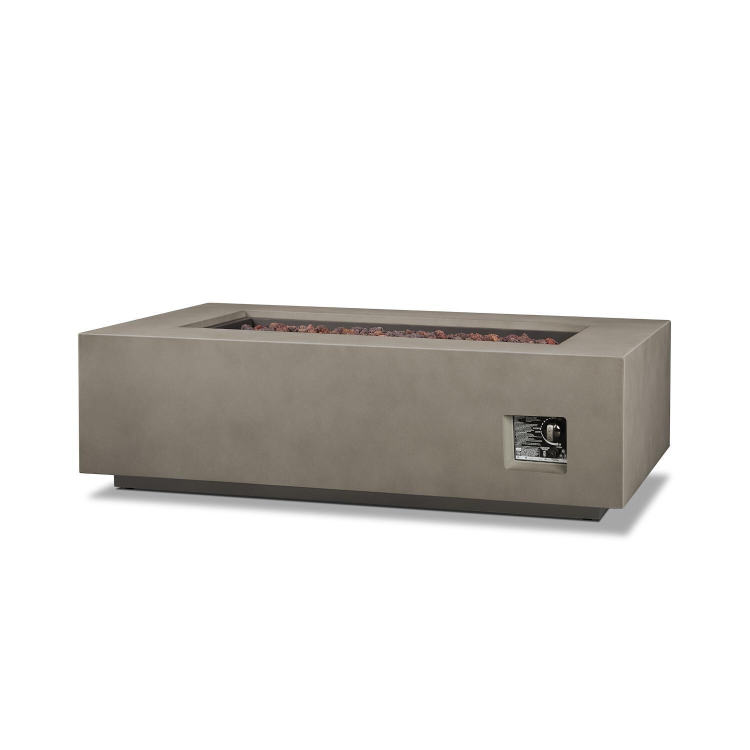Lakeview Outdoor Designs SC-C9813LP-MGRY Elysian 50-Inch Rectangle Propane Gas Fire Table - Control Panel thumbnail