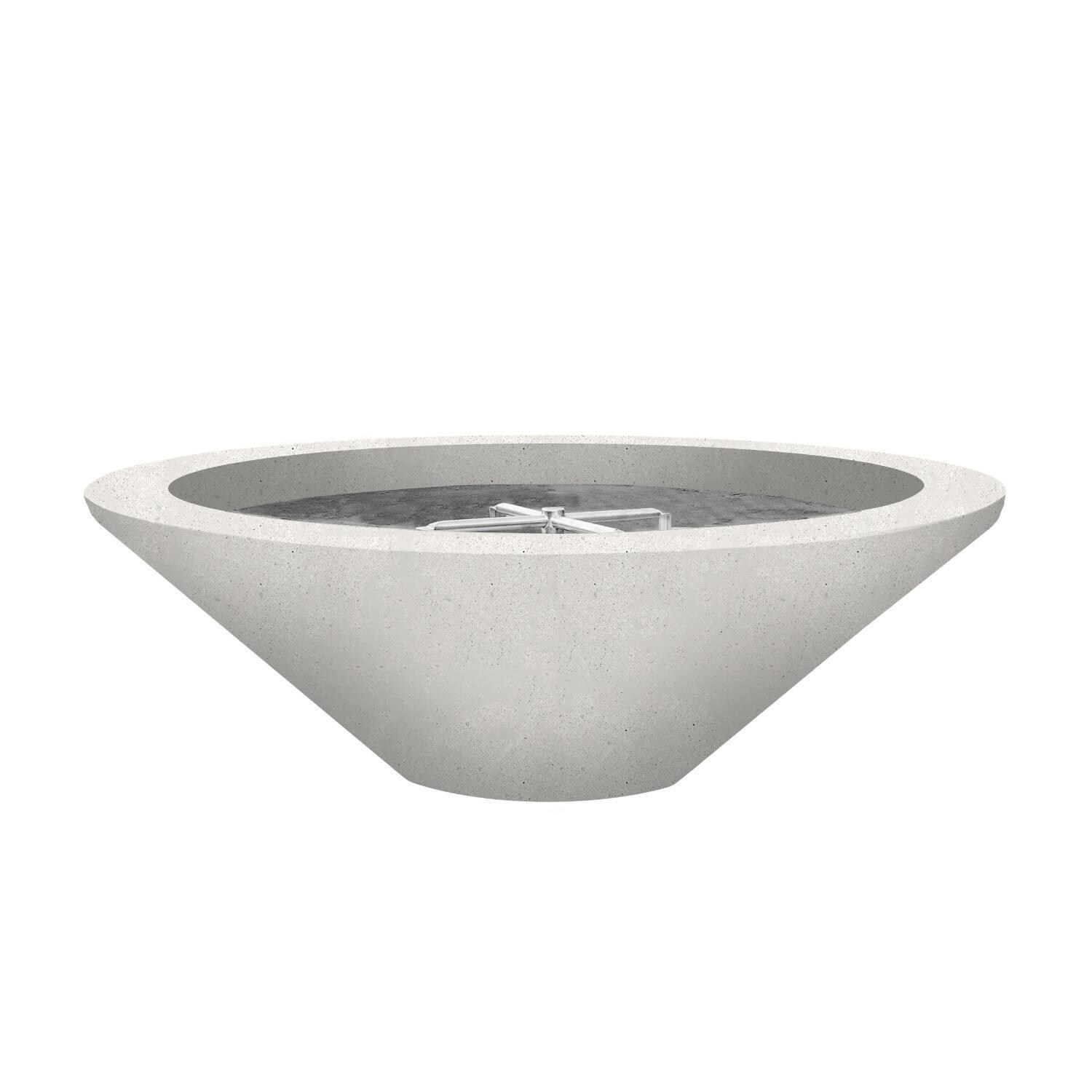 Prism Hardscapes SCPH-419-5NG Embarcadero 48-in Natural Gas Round Fire Bowl - Ultra White thumbnail