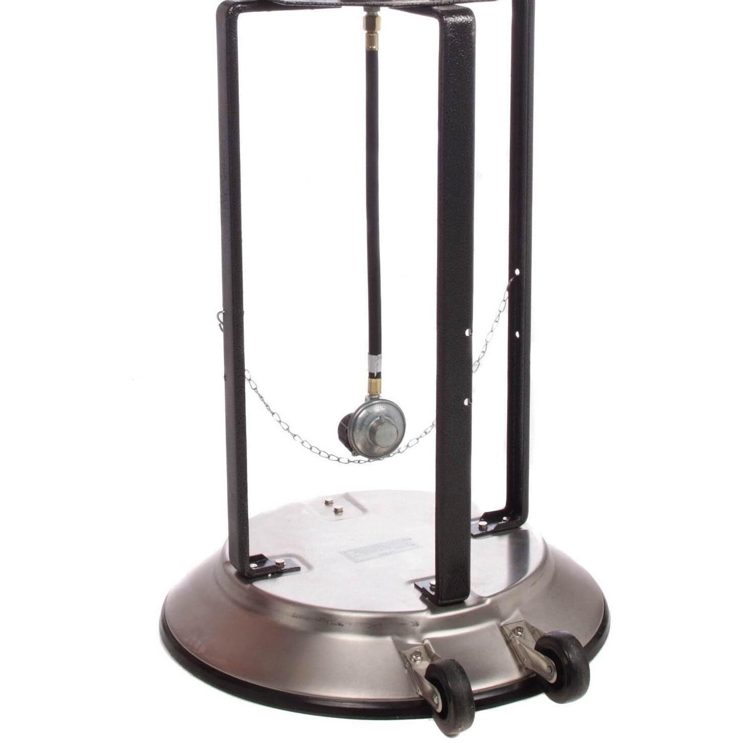 Base Cover Removed Showing Propane Tank Storage And Regulator (Shown On Silver Unit) thumbnail