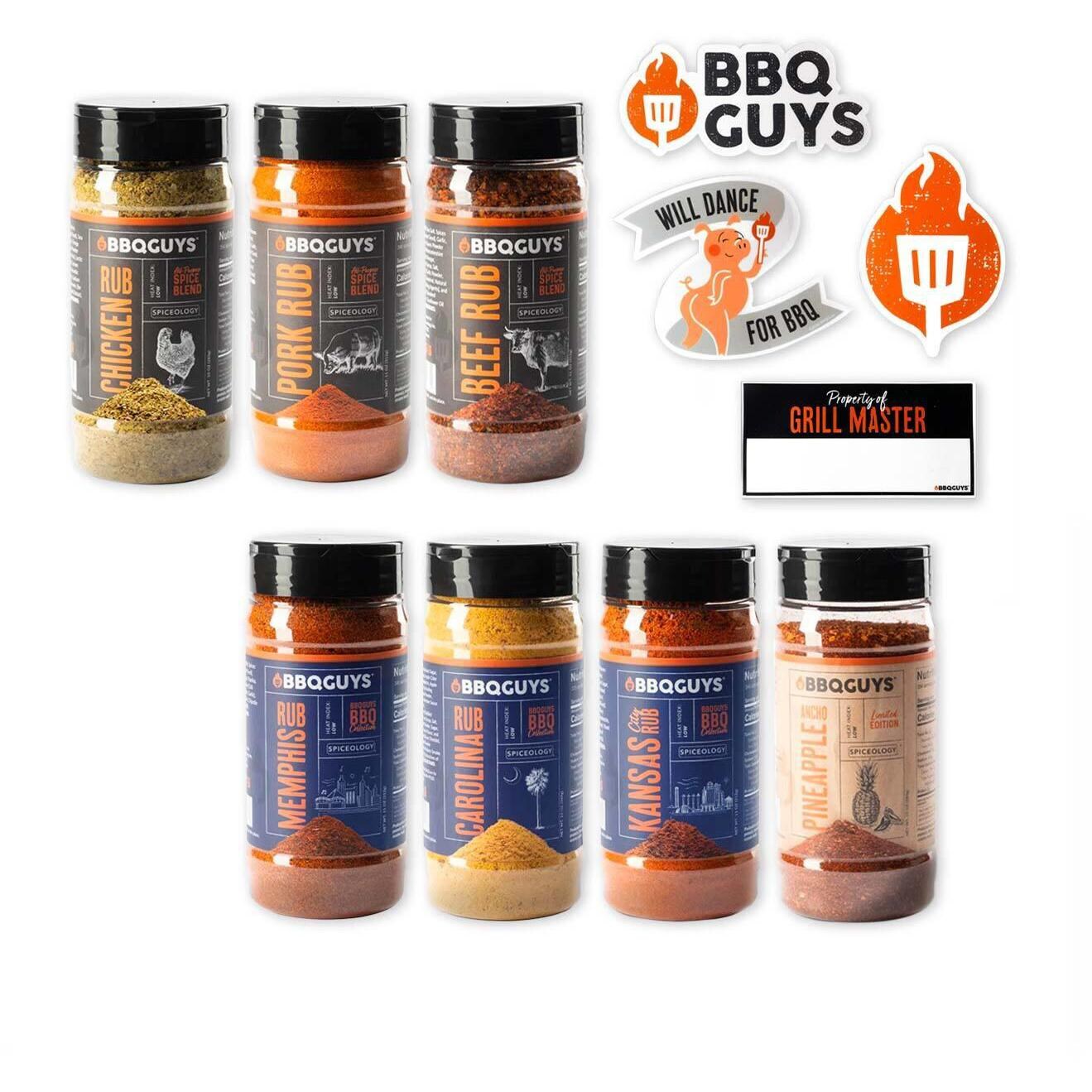 BBQGuys Signature x Spiceology Master Griller Rubs Gift Set