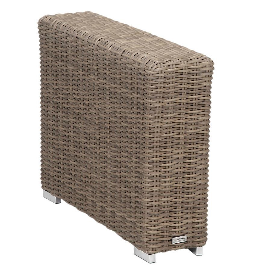 Coronado Wicker Patio Sectional Wedge Piece By Sunset West thumbnail