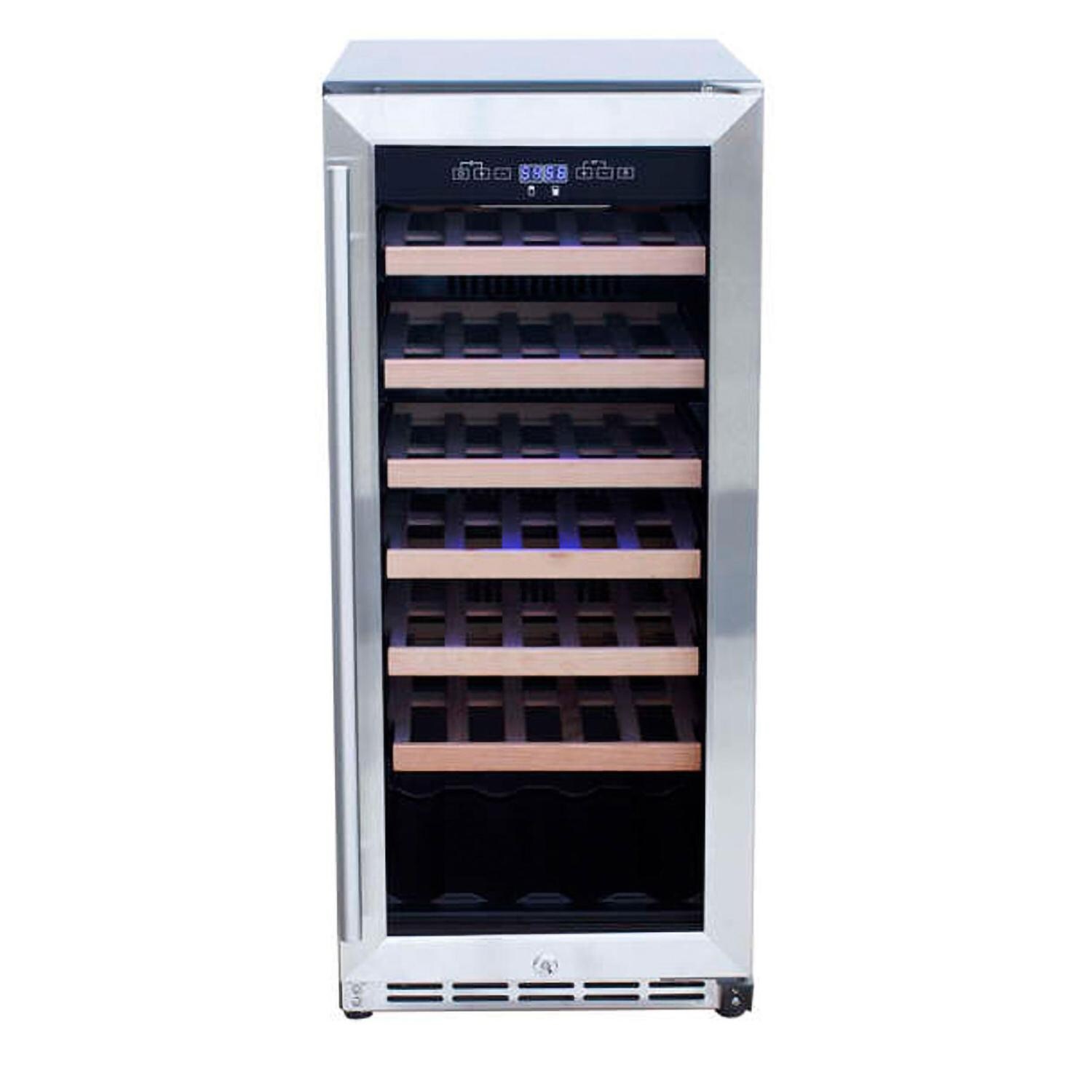 Summerset 15 Inch Outdoor Rated Wine Cooler - RFR-15W
