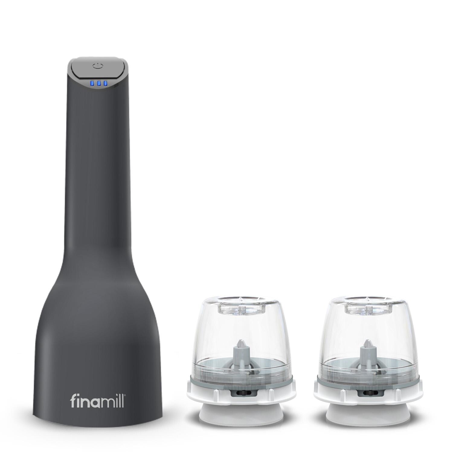 FinaMill Rechargeable Spice Grinder - Midnight Black - GP181134-12MIB