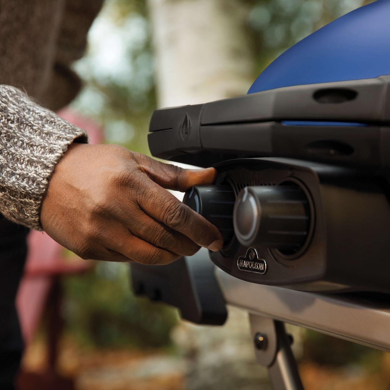 Napoleon - TQ285X-BL-1 - TravelQ 285 Freestanding - Blue - Outdoors thumbnail