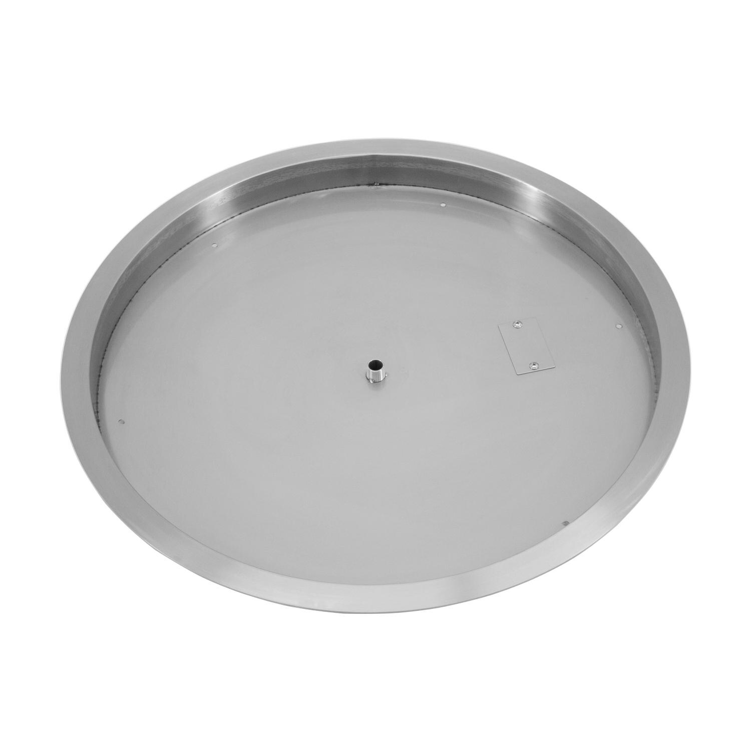Firenado 19-Inch Drop-In Round Stainless Steel Burner Pan - FN-19DI-RDP
