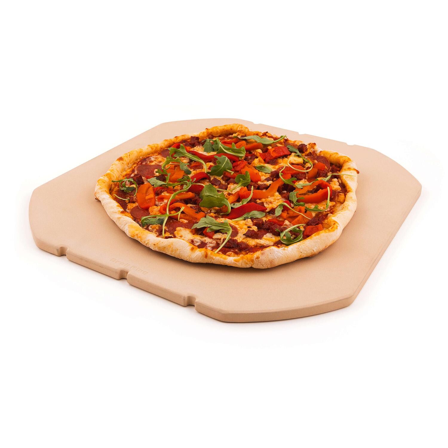 Broil King Baron/ Crown Pizza Stone - 69843 - Pizza - White Background thumbnail