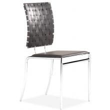 Zuo Modern Criss Cross Chair Black (Set Of 4 Chairs) 333012 image