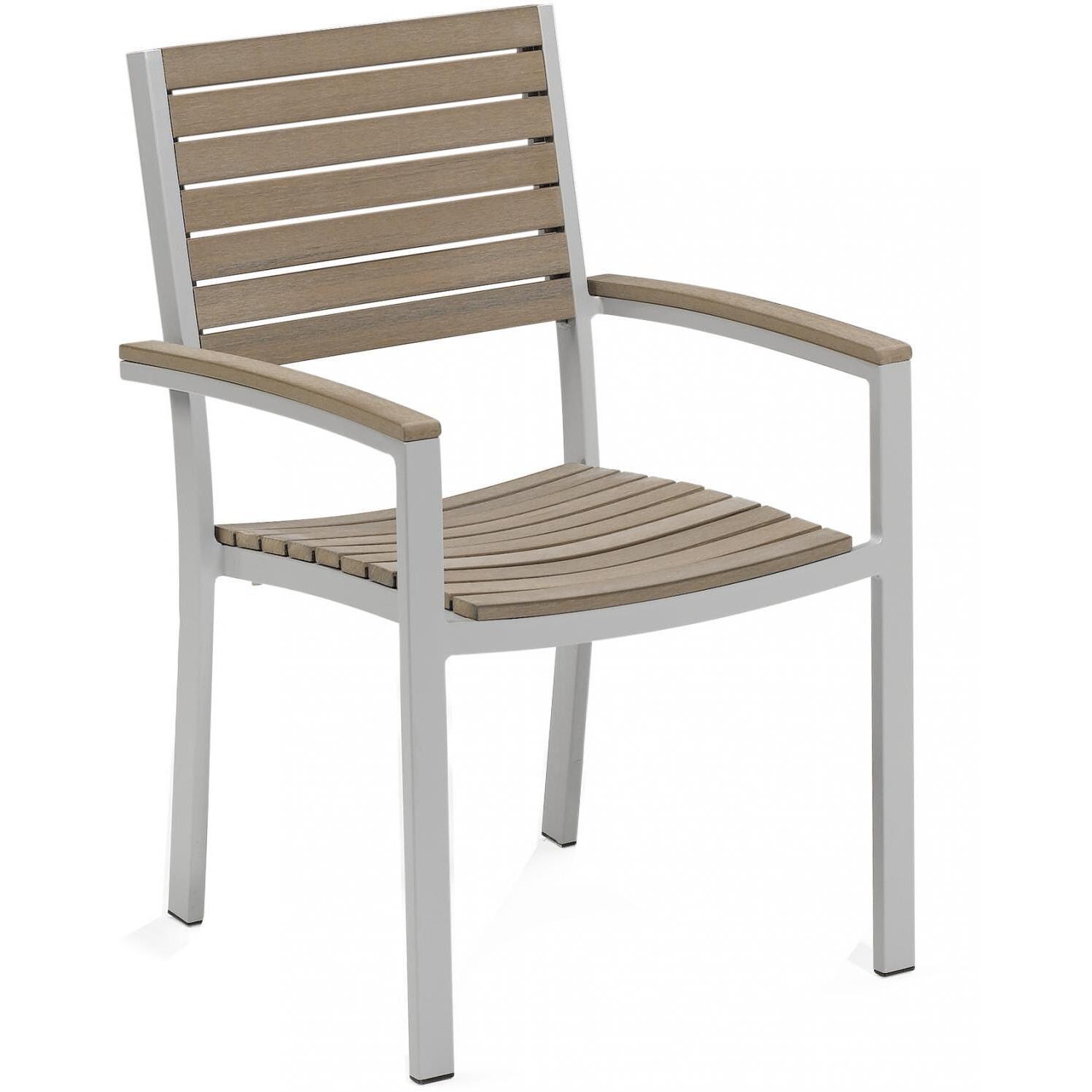 Travira 3 Piece Vintage Tekwood Patio Bistro Set - Detail of Table thumbnail