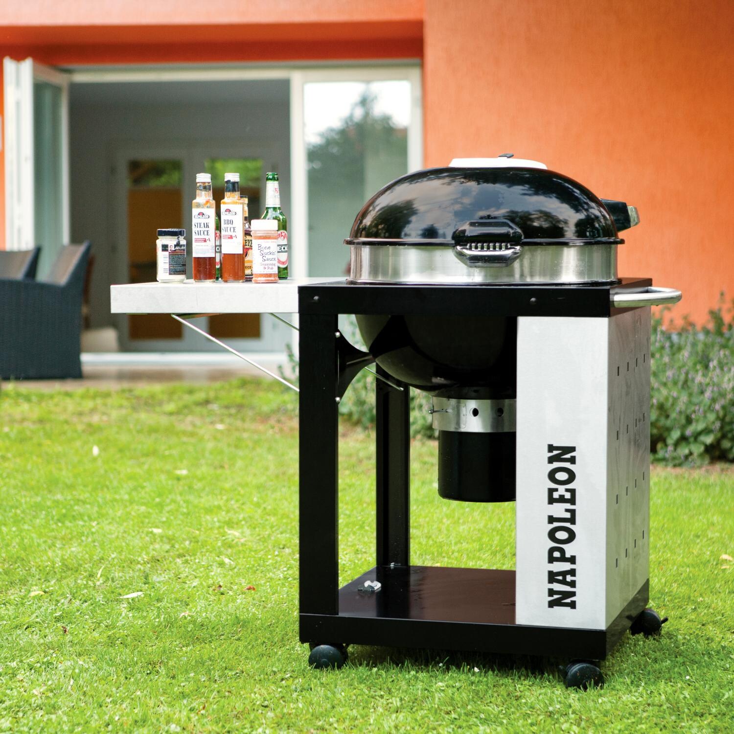 Napoleon Rodeo NK22CK-C 22.5-Inch Charcoal Kettle Grill - Lifestyle View thumbnail