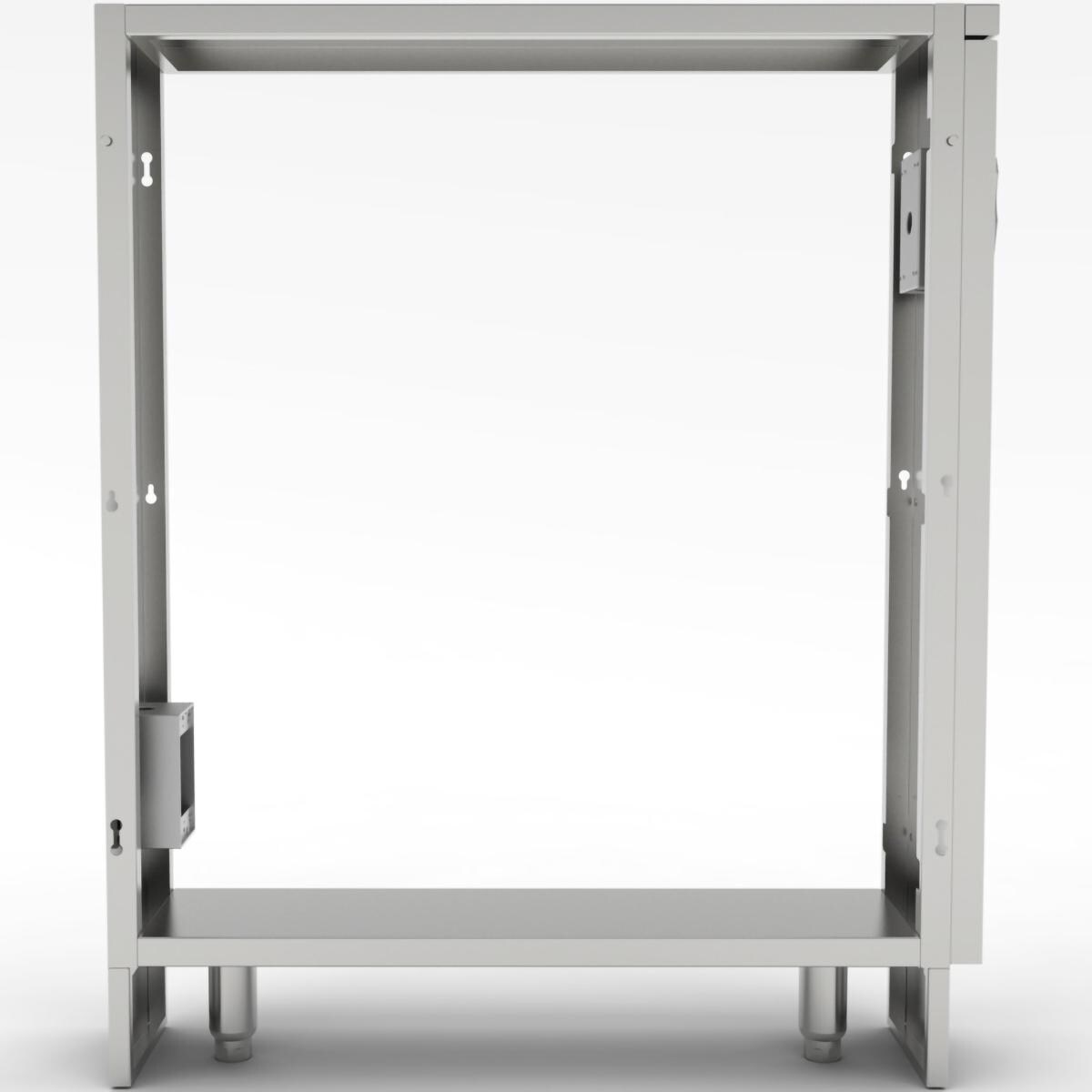 Sunstone SBC6SPEL 6-in Outdoor Kitchen Island Cabinet Electrical Spacer - Cabinet Side - White Background thumbnail