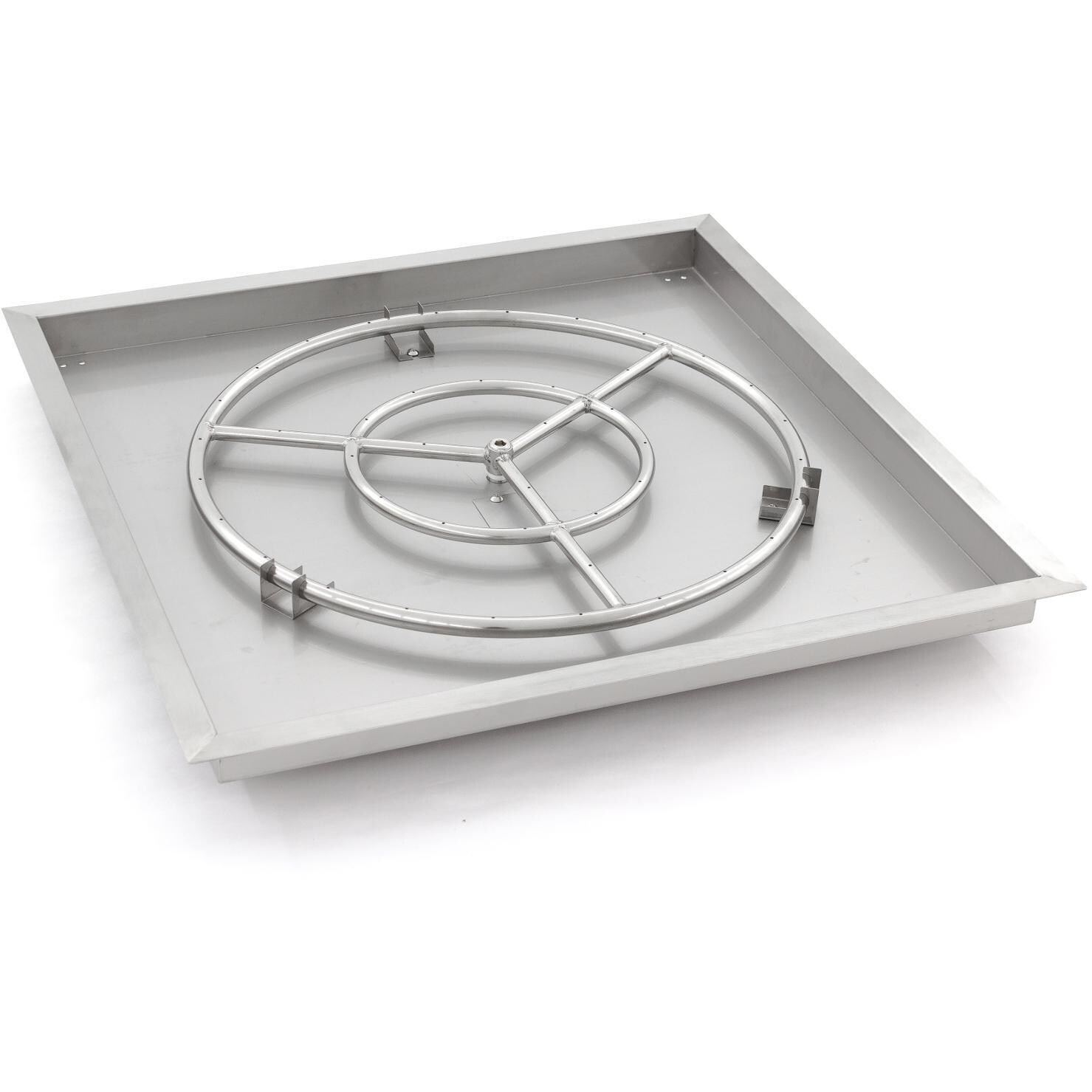  BBQGuys Signature Series 30-Inch Square Propane Drop-In Pan With Ring Burner thumbnail