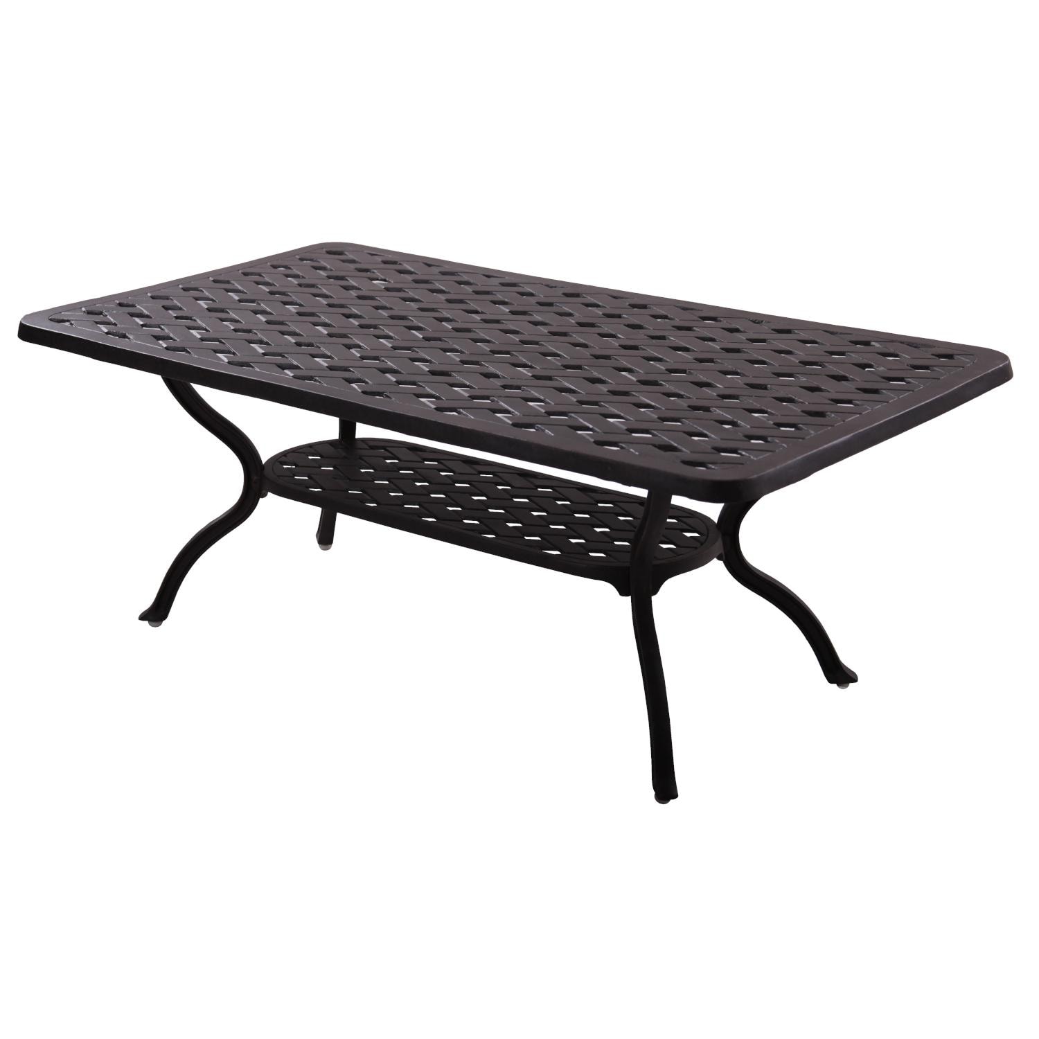 Darlee 201658-4PC-30LB Madison Cast Aluminum 48 X 26 Inch Rectangular Coffee Table thumbnail