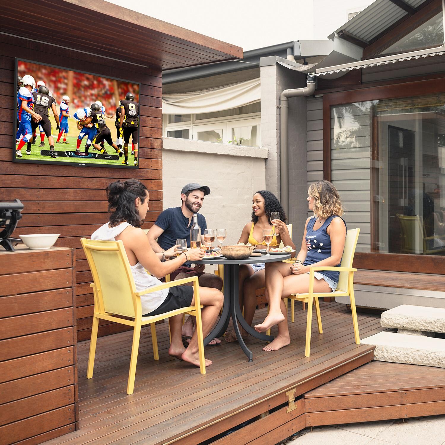 Peerless-AV WPTV75 Neptune 75 Shade Series 4K Outdoor TV - Lifestyle thumbnail