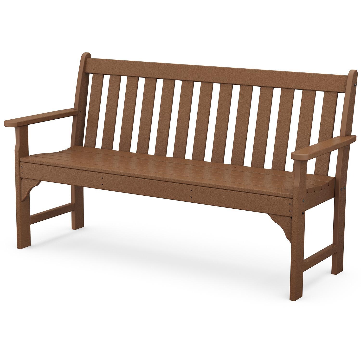 POLYWOOD Vineyard 60-Inch Bench - Teak thumbnail