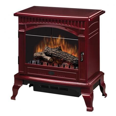 Dimplex - DS5629CR - 25-Inch Electric Stove - Standard Logs - Gloss Cranberry image