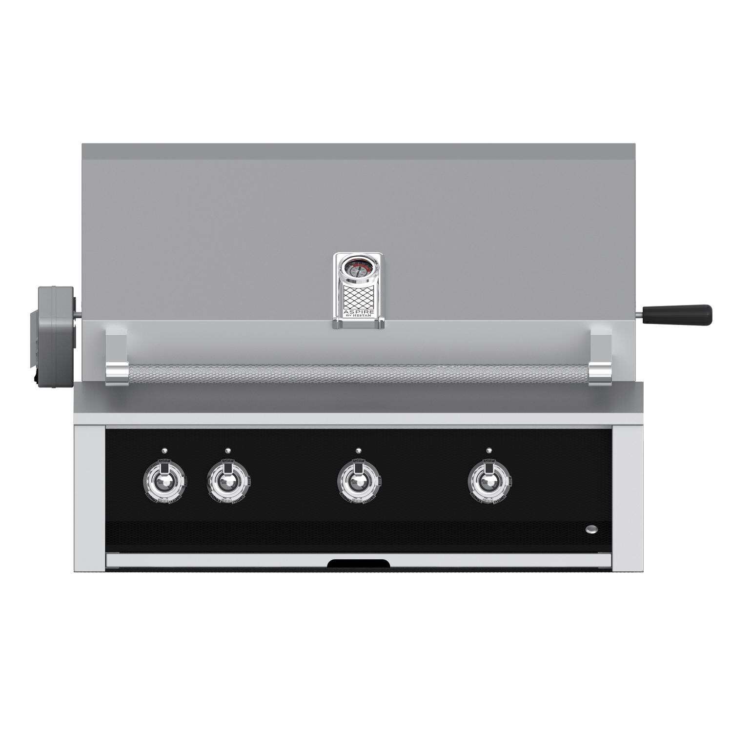 Aspire By Hestan 36-Inch Built-In Propane Gas Grill With Sear Burner & Rotisserie - Stealth - EMBR36-LP-BK